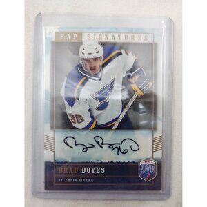 Brad Boyes Autograph 2006-07 Be A Player Signatures NHL Blues